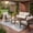 Beige & Dark Brown, variant on Mintazer 4-Piece Outdoor Furniture Patio Sofa Set with Rope Detail & Water-Repellent Cushions for Patio, Backyard, Poolside, Beige & Light Brown