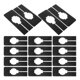 thumbnail image 3 of Practical Clothes Dividers Plastic Hangers Dividers Organizing Clothes Home Organization Black 30Pcs, 3 of 5