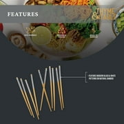 Thyme & Table 10-Piece Reusable Bamboo Chopstick Set