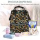 thumbnail image 5 of Disketp Teal Leopard Mochila de Pañales de Gran Capacidad con Múltiples Bolsillos, Mochila de Viaje Multifuncional para Bebé, Unisex, Moderna y Resistente, 5 of 6