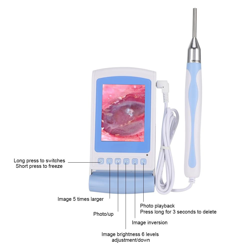 Endoscope Adjustable Cleaning Care Dental Inspection for Ear Tooth Dental Endoscope 