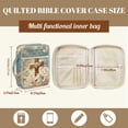 thumbnail image 7 of ZUXONGSY Cross Lily Print Multi-Pocket Bible Bag for Women – Scripture Carrier Portable Travel Organizer for ChuZU, Study, Work, Essentials, 7 of 7