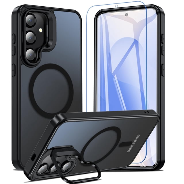 Funda para teléfono Hensinple para Samsung Galaxy S25+/S24+ MagSafe Stand