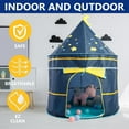 thumbnail image 2 of Baby Tent Pop up Play Tent Indoor Outdoor Portable Foldable Princess Castle Play Tent Birthday Gifts for Toddler, 2 of 7