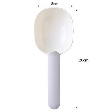 

Multi-function Food Scoop with Plastic Sealing Clip Tablespoon Measuring Scoops Rice Spoon Portable Grain Shovel Measuring Flour Scoops for Home Kitchen
