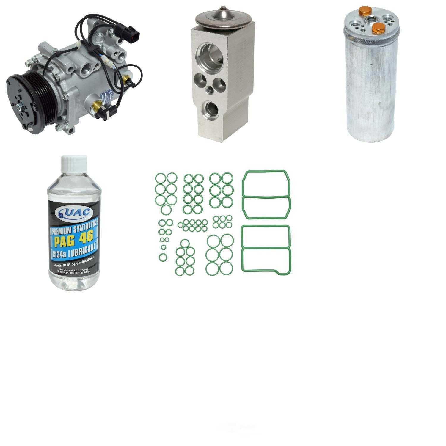 A/C Compressor and Component Kit -- Compressor Replacement Kit Fits select: 2001 MITSUBISHI GALANT ES/GTZ, 2003 MITSUBISHI GALANT ES/LS/GTZ