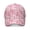 Pink Christmas Tree Pattern, variant on Pink Christmas Santa Pattern Baseball Cap, Sports Sun Cap with Snap Closure & Sweatband, Polyester Construction Gifts for Unisex Men Women