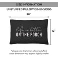 thumbnail image 7 of Creative Products Life is Better On the Porch Black and White 14x20 Indoor / Outdoor Pillow, 7 of 7