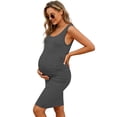 thumbnail image 4 of Women's Maternity Tank Dresses Sleeveless Pregnancy Dresses, 4 of 6