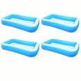 thumbnail image 1 of Intex Swim Center Family Backyard Inflatable Kiddie Swimming Pool (4 Pack), 1 of 6