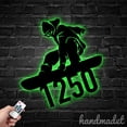 thumbnail image 4 of Handmadetneonsign Snowboard Address House Number, Snowboard Home Address Metal, Snowboard Metal Wall Sign 63870, 4 of 5