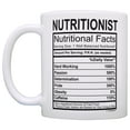 thumbnail image 2 of ThisWear Registered Nutritionist Gifts for Women Nutritionist Nutritional Facts Nutritionist Graduation Gift Ideas 11 ounce Coffee Mug, 2 of 4