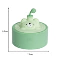 thumbnail image 1 of Molde De Cubitos De Hielo Molde de silicona para bolas de hielo, reutilizable, lindo oso, molde para cubitos de hielo, herramientas de cocina (verde) Libre de BPA, 1 of 1