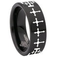 thumbnail image 6 of Jerusalem Cross Tungsten Carbide Ring, 6 of 9