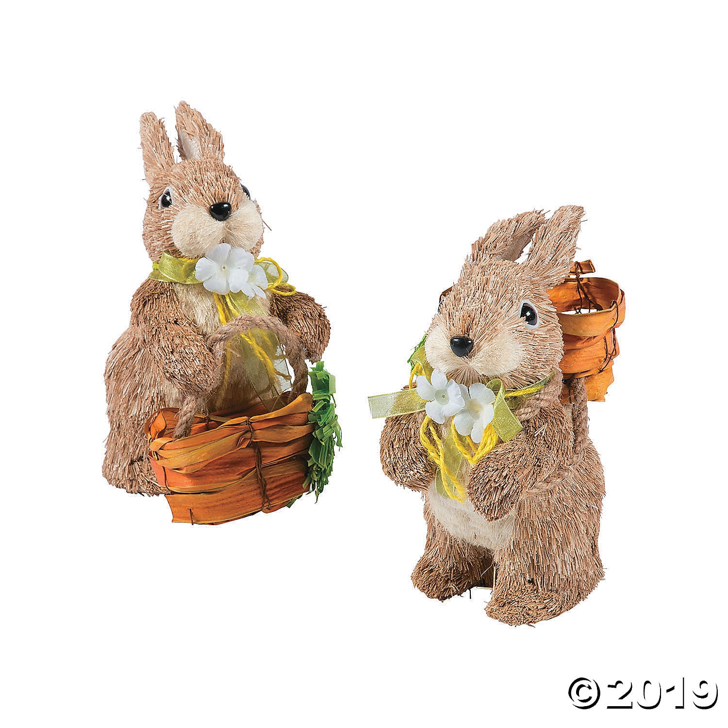 Vintage Easter Sisal Bunnies