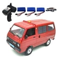 thumbnail image 3 of Vogacara 2wd RC coche resistente al desgaste luz LED ajustable 260 motores de potencia plástico oruga trasera eje Motor juguetes niños regalos Kits de construcción modelo Rojo Tres Poder Vogacara FN010345-03B, 3 of 6