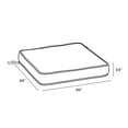 Arden Selections ProFoam Essentials Outdoor Seat Cushion 20 x 20, Moss
