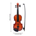 thumbnail image 2 of moobody Violin Kit Simulated Practice Instrument for Beginners with Adjustable Strings, 2 of 7