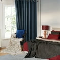 thumbnail image 5 of Deconovo Total Blackout Curtains, Lightweight Drapes for Living Room, Navy Blue, 52 x 54 inch, 2 Panels, 5 of 8