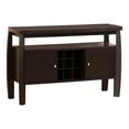 thumbnail image 4 of Furniture of America Mendota Wood Buffet Table with Wine Rack in Espresso, 4 of 4