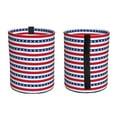 thumbnail image 2 of Honeii American Patriotic Stars And Stripes Print Waterproof Car Trash Can,Waterproof Portable Collapsible Trash Can,Garbage Container fits Most Cars,SUVs,and Trucks, 2 of 7