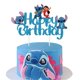 thumbnail image 5 of Adorno acrílico para tarta de feliz cumpleaños de Disney Lilo Stitch, decoración para tartas, decoración para fiestas, baby shower, suministros para hornear y hacer tú mismo, regalo para niños, 5 of 5