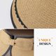 thumbnail image 5 of Sun Hats for Women, Beach Hat Sun Hat Women Visor Hats Wide Brim Straw Ponytail Hats for Women Foldable Floppy, 5 of 5