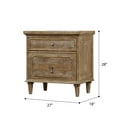 thumbnail image 3 of Wallace & Bay Haynes 2-Drawer Nightstand, 3 of 4