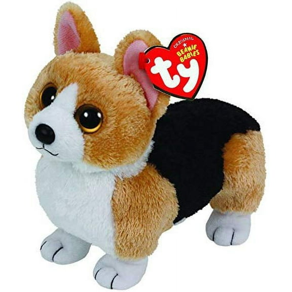 Ty Beanie Babies- Otis Corgi The Brown Dog Small 6" Animal Plush