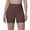 Coffee, variant on AzureSilk Womens Athletic Shorts Tight Yoga Pants Women No Front Seam Biker Shorts Lounge Workout running shorts for women Solid Color, Size S-XL