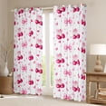 thumbnail image 2 of Erosebridal Bowknot Cherry Kids Curtains Pack of 2 (42x84 Each), Love Heart Curtains Blackout, 2 of 6