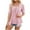 Pink-01, variant on Mittory Layered Shirt Look for Women Cute 2 in 1 Blouse Summer Half Sleeve V Neck Eyelet Shirts Dressy Casual Tees