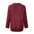 thumbnail image 5 of Bibifish Womens Sweaters Loose Fit Long Sleeve V Neck Knitted Tops Comfy And Trendy Loose Fit Solid Color Pullover Sweaters For Ladies, 5 of 5