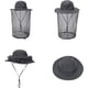 thumbnail image 5 of Sombrero de red Dalrosia Head, sombrero de cubo con velo de malla de nailon, sombrero safari, sombrero para el sol para mujeres y hombres, protección solar UV, pesca, jardinería y navegación al aire, 5 of 7