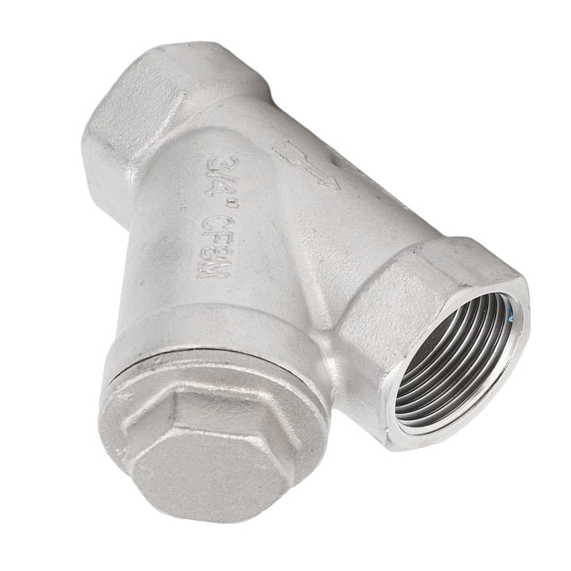 Filtro Tipo Y, Estructura De Malla De Doble Capa 3/4 Pulg. DN20 304 Acero Inoxidable Resistencia Al Flujo Bajo Filtro Tipo Y Para Agua, Aceite, Gas