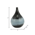thumbnail image 4 of Elegant Round Glass Vase for Living Room Decor and Home Decor - Decorative Tabletop Display for Coffee Table or Dining Room - Flower Vase for Mantel, Bedroom, or Office Decor - 11", Blue, 4 of 12