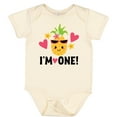 thumbnail image 3 of Inktastic First Birthday Hawaiian Pineapple Girls Baby Bodysuit, 3 of 5