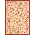thumbnail image 3 of Safavieh Martha Stewart 2'7" X 5' Power Loomed Rug in Creme and Red, 3 of 3