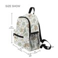 thumbnail image 3 of FORMRS Kids School Backpack with Front Zippered Pocket 12" Student Travel Daypack, Watercolor Forest Pattern, 3 of 6