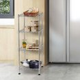 3 Tier Adjustable Wire Shelf 3 Tier Metal Storage Shelves with NSF