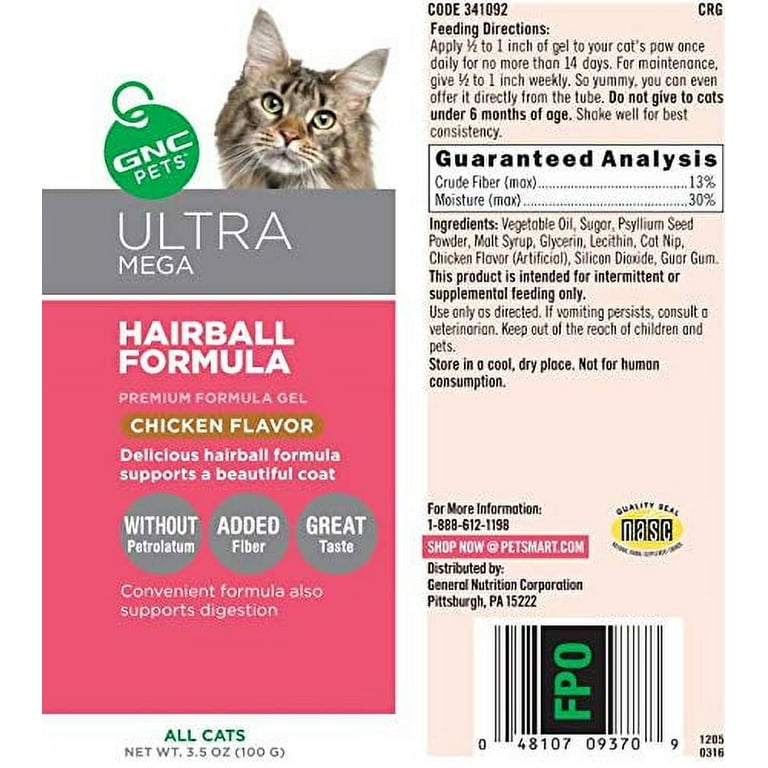 Gnc hairball remedy top