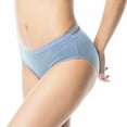 thumbnail image 2 of Shero StayFresh Cross Hipster Panties, Bacteria Resistant Panties for Women with Sensitive Skin, Blue XL, 2 of 7