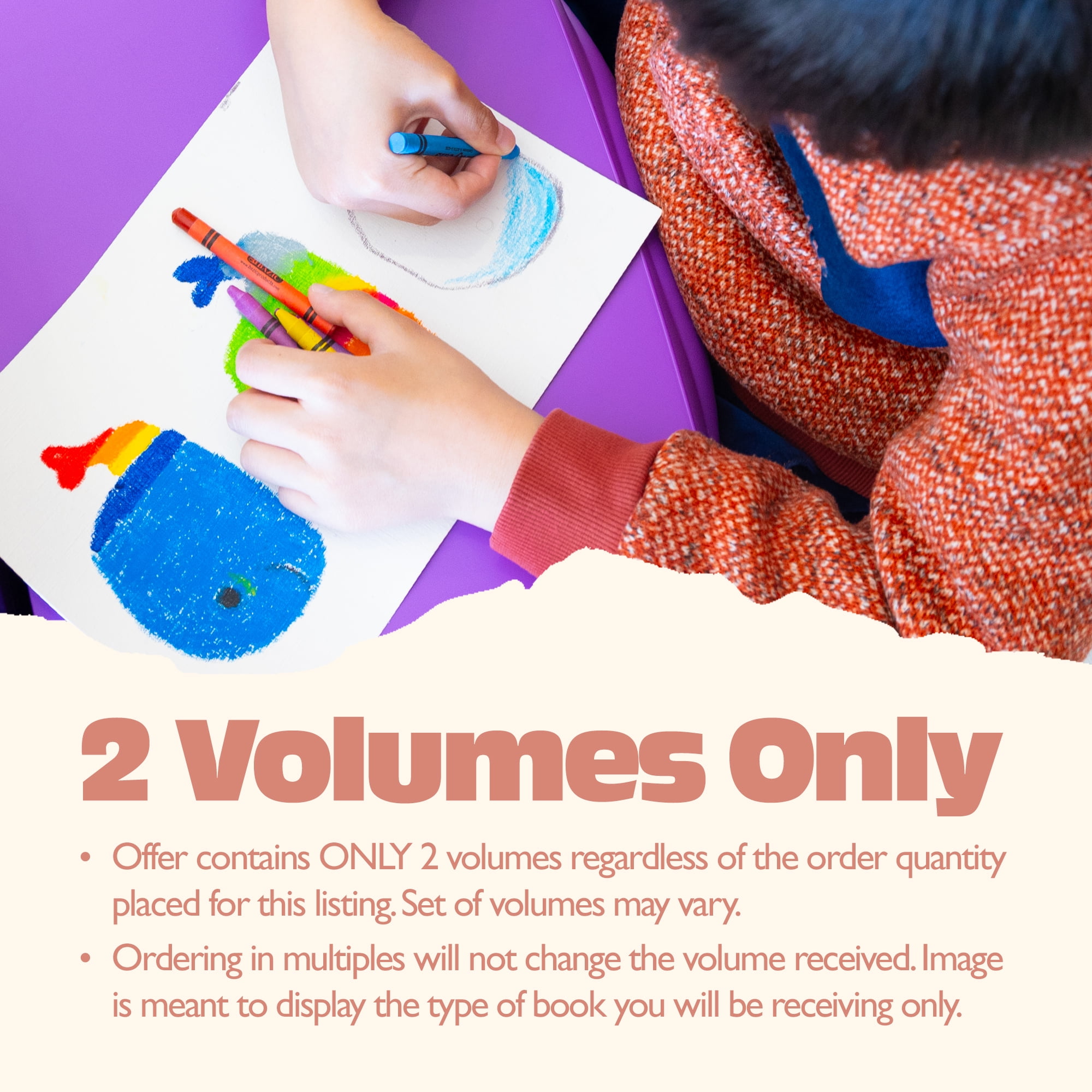 KAPPA Big & Easy Coloring For Beginners 2-Title, Fun Game Workbook for Learning Drawing Coloring, Holiday Gift for Activity at Classroom Home, 48-Pack