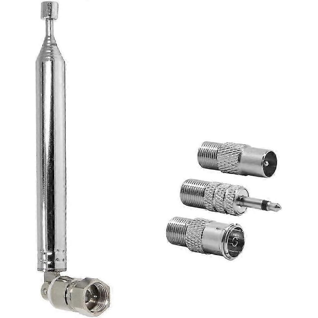 75 Ohm Telescopic DAB Radio Aerial Antenna for HiFi AV Receiver Mini System, FM