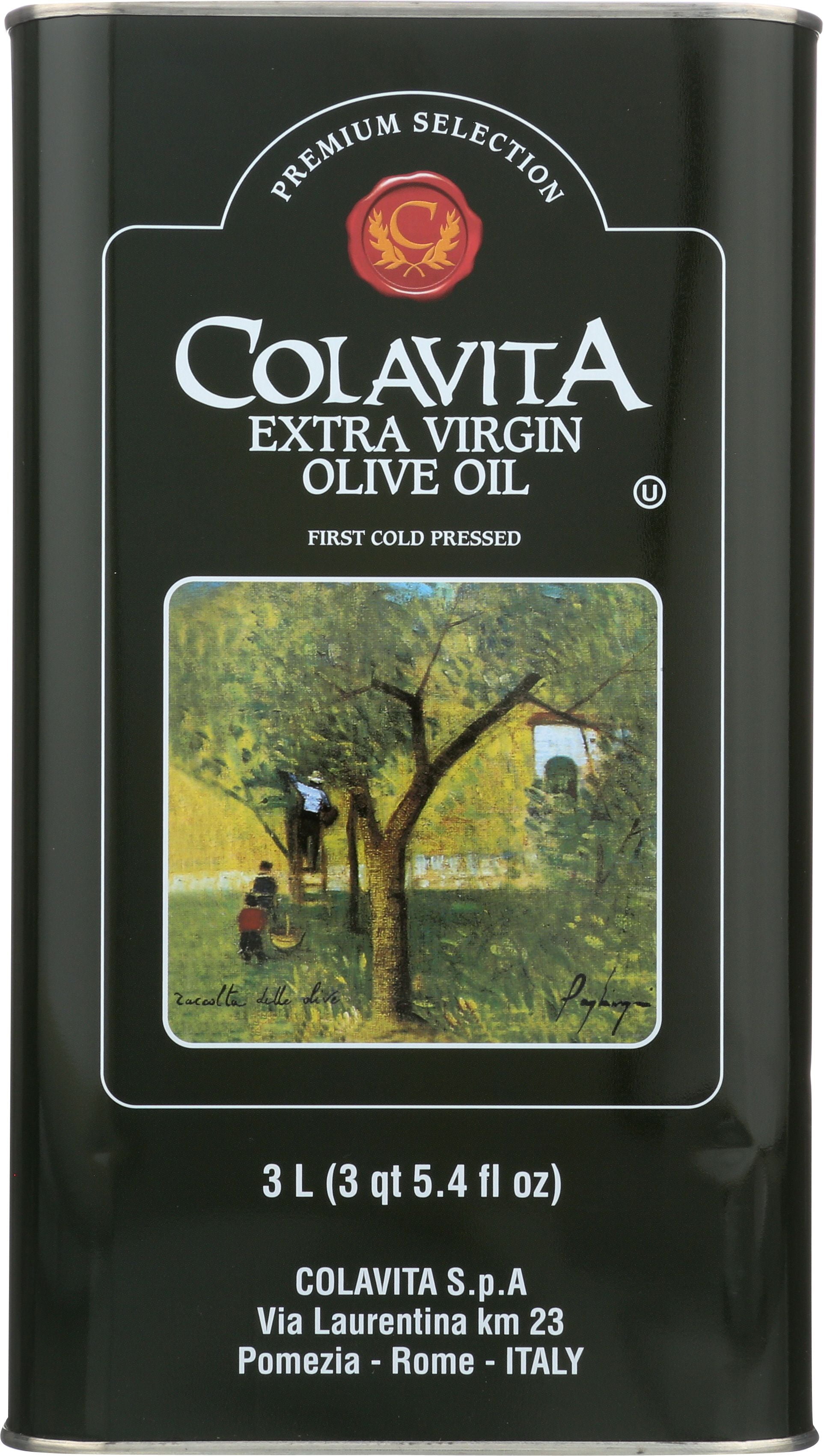 Colavita Extra Virgin Olive Oil, 3 l, (Pack of 4) by