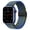 Blue/Green, variant on Magnetic Braided Nylon Loop Fabric Band for Apple Watch 44/45/46/49mm - Navy