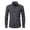 A1-Dark Gray1607, variant on XIAONU Men Solid Button Down Shirt Long Sleeve Pocket formal Dress Top