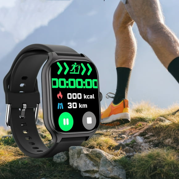 Wuztai Deals 90% off Smart Watch Multiple Motion Modes Remote Control Photography Full Screen Fitness Watch For Android And IOS For Men Women Clearance