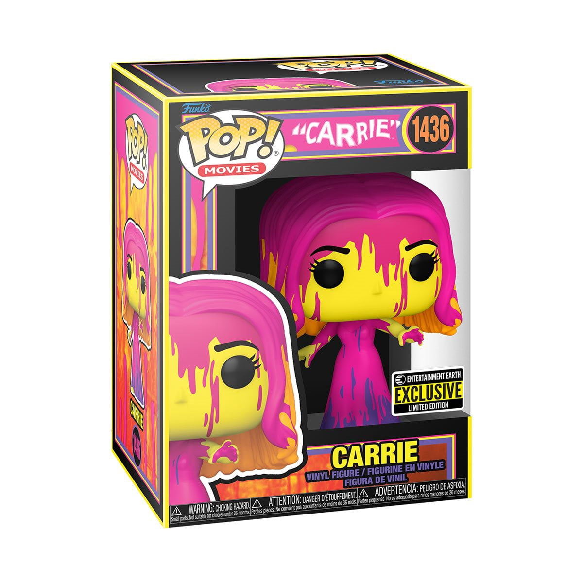 Figurine Pop! Janis Joplin Blacklight Exclusive - Collection Funko, édition Spéciale Fluorescente - 3