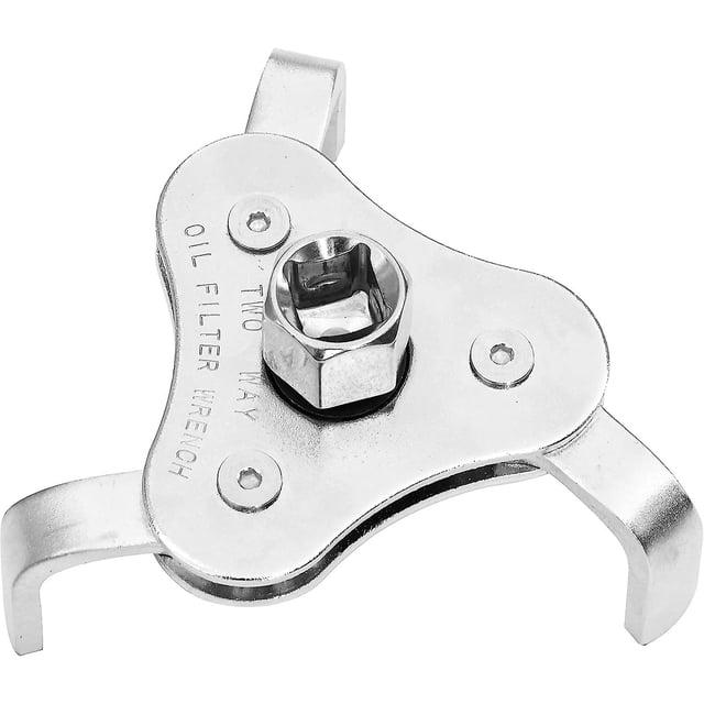 Llave de filtro de aceite Universal de 3 mordazas, juego de herramientas de extracción de cambio de filtro de aceite de 2-1/2 pulgadas a 4,5 pulgadas para extracción de camiones